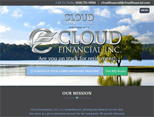 Tablet Screenshot of cloudfinancial.com